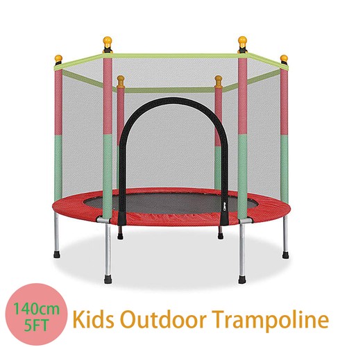5ft kid trampoline with - with, safety
