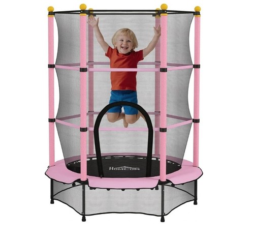 Homcom 6ft kids trampoline - homcom, 4.6ft