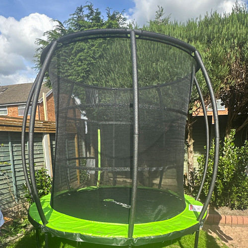 Outdoor steel trampoline with - outdoor,