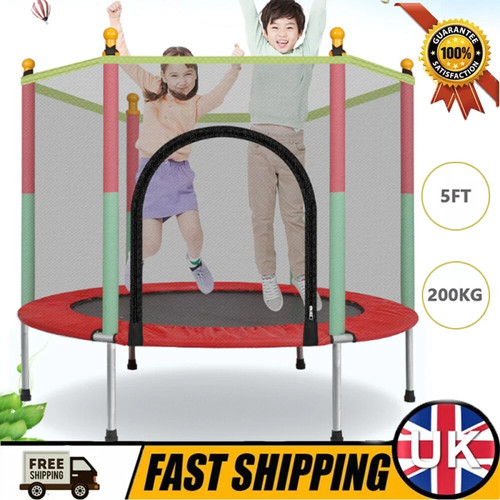 5ft kid trampoline with safety - trampoline,
