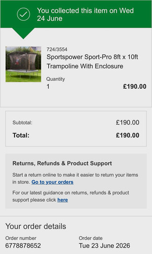 Sportspower sport pro 8ft - 8ft, x